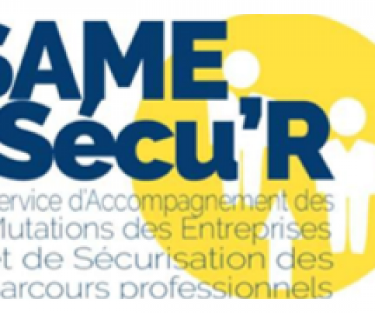 Logo same secu'r - Service accompagnement des mutations des entreprises et de sécurisation des parcours professionnels
