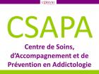 Logo CSAPA : centre de soins, d'accompagnement et de prévention en addictologie